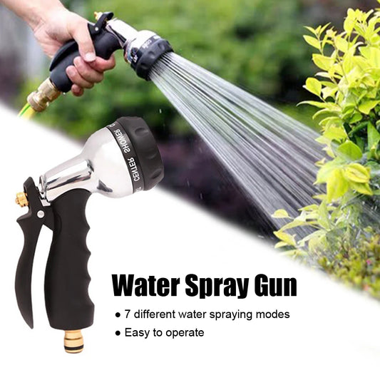 Metal Water Spray Gun with Rubber Handle